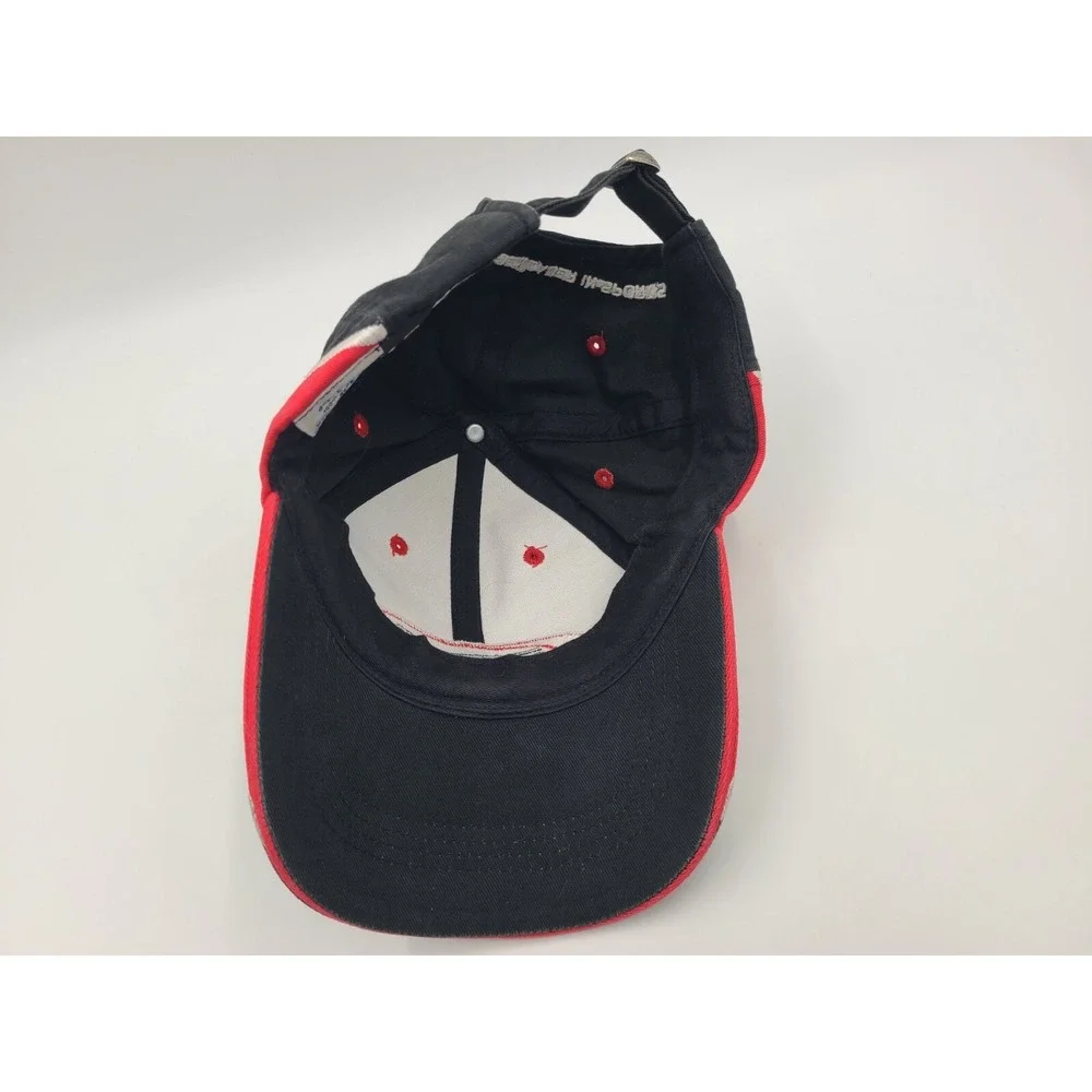 ESPN Worldwide Leader In Sports Strapback Adjustable Hat Cap Men Women Black Red